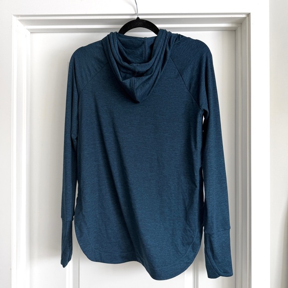 NWT Athleta Blue Long Sleeve Hoodie Small - Picture 2 of 4
